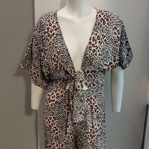 Impressions Wild Patterned Jumpsuit